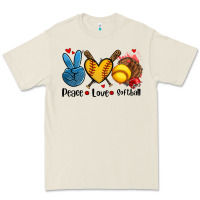 Bone peace love  softball Premium Tee - AdoDesignShop