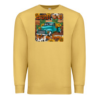 Antique Gold country roads take me home truck coaster Premium Sweatshirt - Jasminsmagicworld