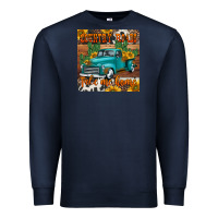 Navy country roads take me home truck coaster Premium Sweatshirt - Jasminsmagicworld