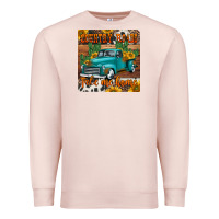 Pale Pink country roads take me home truck coaster Premium Sweatshirt - Jasminsmagicworld