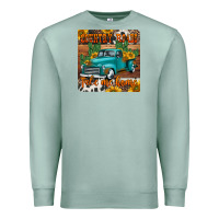 Seafoam country roads take me home truck coaster Premium Sweatshirt - Jasminsmagicworld