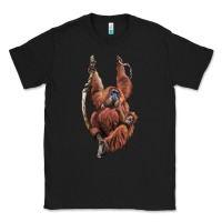 Black Orangutan And Baby Classic Tee - LillyAllenDesigns