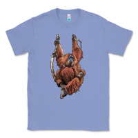 Colony Blue Orangutan And Baby Classic Tee - LillyAllenDesigns