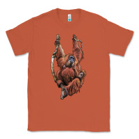 Copper Orangutan And Baby Classic Tee - LillyAllenDesigns