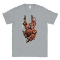 Heather Grey Orangutan And Baby Classic Tee - LillyAllenDesigns