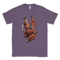 Lavender Orangutan And Baby Classic Tee - LillyAllenDesigns