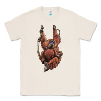 Natural Orangutan And Baby Classic Tee - LillyAllenDesigns