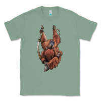Sage Orangutan And Baby Classic Tee - LillyAllenDesigns