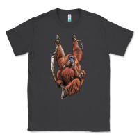 Smoke Orangutan And Baby Classic Tee - LillyAllenDesigns