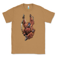 Toasted Coconut Orangutan And Baby Classic Tee - LillyAllenDesigns
