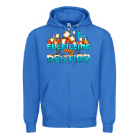 True Royal camp im fulfilling my destiny Zipper Hoodie - NancyCooperArtShop