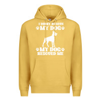 Antique Gold rescue dog Premium Hoodie - Bettercallsaul