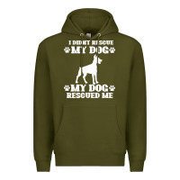 Army Green rescue dog Premium Hoodie - Bettercallsaul