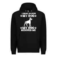 Black rescue dog Premium Hoodie - Bettercallsaul
