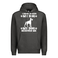 Charcoal Heather rescue dog Premium Hoodie - Bettercallsaul