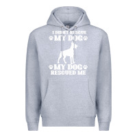Heather Grey rescue dog Premium Hoodie - Bettercallsaul