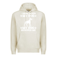 Oatmeal Heather rescue dog Premium Hoodie - Bettercallsaul
