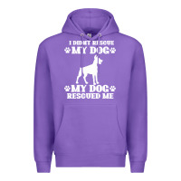 Purple rescue dog Premium Hoodie - Bettercallsaul