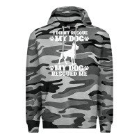 Slate Camo rescue dog Premium Hoodie - Bettercallsaul