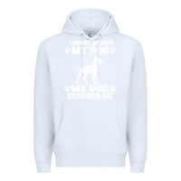 White rescue dog Premium Hoodie - Bettercallsaul