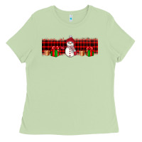 Matcha Christmas snowman Ladies Tee - JahusDesignShop