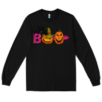 Black boo pumpkins Long Sleeve Tee - Jasminsmagicworld