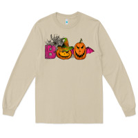 Mushroom boo pumpkins Long Sleeve Tee - Jasminsmagicworld