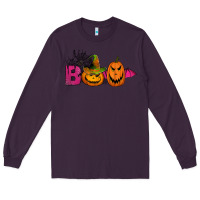 Plum boo pumpkins Long Sleeve Tee - Jasminsmagicworld