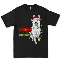 Black merry and bright white shepherd Premium Tee - RanaPortraitStore