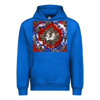 Cobalt patriotic tie dye Urban Hoodie - CowGirlArtShop