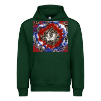 Forest Green patriotic tie dye Urban Hoodie - CowGirlArtShop