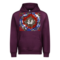Mauve Wine patriotic tie dye Urban Hoodie - CowGirlArtShop