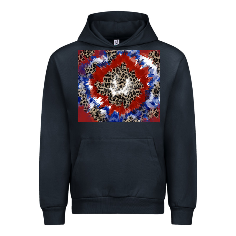 Patriotic Tie Dye Urban Hoodie by CowGirlArtShop | Teevron