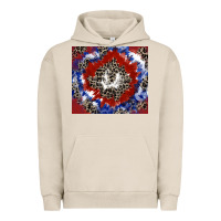 Pigment French Oak patriotic tie dye Urban Hoodie - CowGirlArtShop