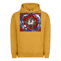 Pigment Peanut Butter patriotic tie dye Urban Hoodie - CowGirlArtShop