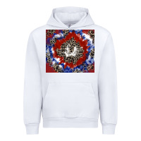 White patriotic tie dye Urban Hoodie - CowGirlArtShop