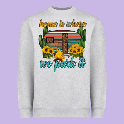 Home Is Where We Park It Heavyweight Sweatshirt Designed By Artiststas