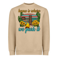 Mushroom home is where we park it Heavyweight Sweatshirt - Artiststas