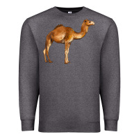 Charcoal Heather camel Premium Sweatshirt - BarkalooDesign