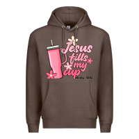 Coffee jesus fills my cup Premium Hoodie - JahusDesignShop