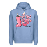 Colony Blue jesus fills my cup Premium Hoodie - JahusDesignShop