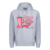 Heather Grey jesus fills my cup Premium Hoodie - JahusDesignShop