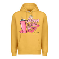 Mustard jesus fills my cup Premium Hoodie - JahusDesignShop