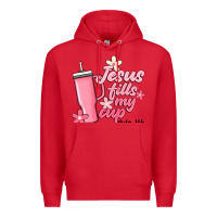 Red jesus fills my cup Premium Hoodie - JahusDesignShop