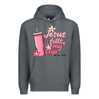 Rock jesus fills my cup Premium Hoodie - JahusDesignShop