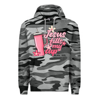 Slate Camo jesus fills my cup Premium Hoodie - JahusDesignShop