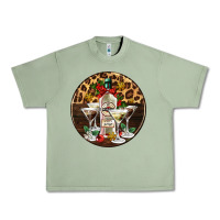Oil Green christmas martini cocktail party Urban Heavy Tee - AdoDesignShop