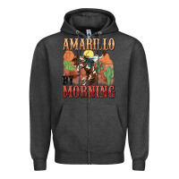 Charcoal Heather amarillo by morning Zipper Hoodie - MaliasSmallBusiness