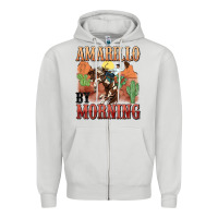 Dove Grey amarillo by morning Zipper Hoodie - MaliasSmallBusiness