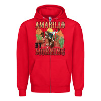 Red amarillo by morning Zipper Hoodie - MaliasSmallBusiness